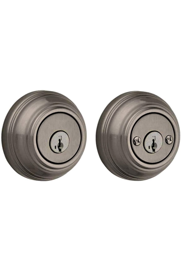 985 15 SMT CP K4 V1 Signature Satin Nickel Double Cylinder Deadbolt with SmartKey - Quantity 1