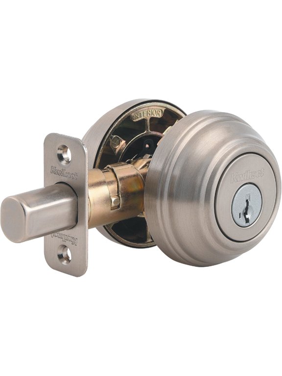 985 15 SMT CP K4 V1 Signature Satin Nickel Double Cylinder Deadbolt with SmartKey - Quantity 1 Construction & DIY Use, Standard Hardware Spec