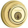 thumbnail image 1 of Kwikset Double Cylinder Deadbolt 985 SmartKey - Adjustable Grade 1 - Polished Brass, 1 of 4