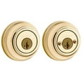 thumbnail image 1 of Kwikset 985 Double Cylinder Deadbolt in Polished Brass, 1 of 2
