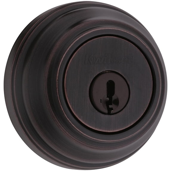 Kwikset 985-11PS.STRKP 980 Double Cylinder Keyed Entry Deadbolt - Bronze