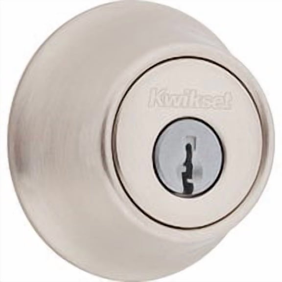 Kwikset Adjustable Latch Single Cylinder Deadbolt - Pack of 4 Stock-Up Pack