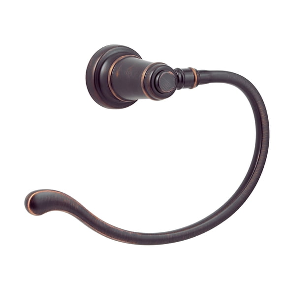 Kwikset Ashfield Towel Ring, Venetian Bronze