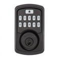 thumbnail image 1 of Kwikset Aura Bluetooth Smart Deadbolt Hardware Lock with Smartkey Matte Black, 1 of 5