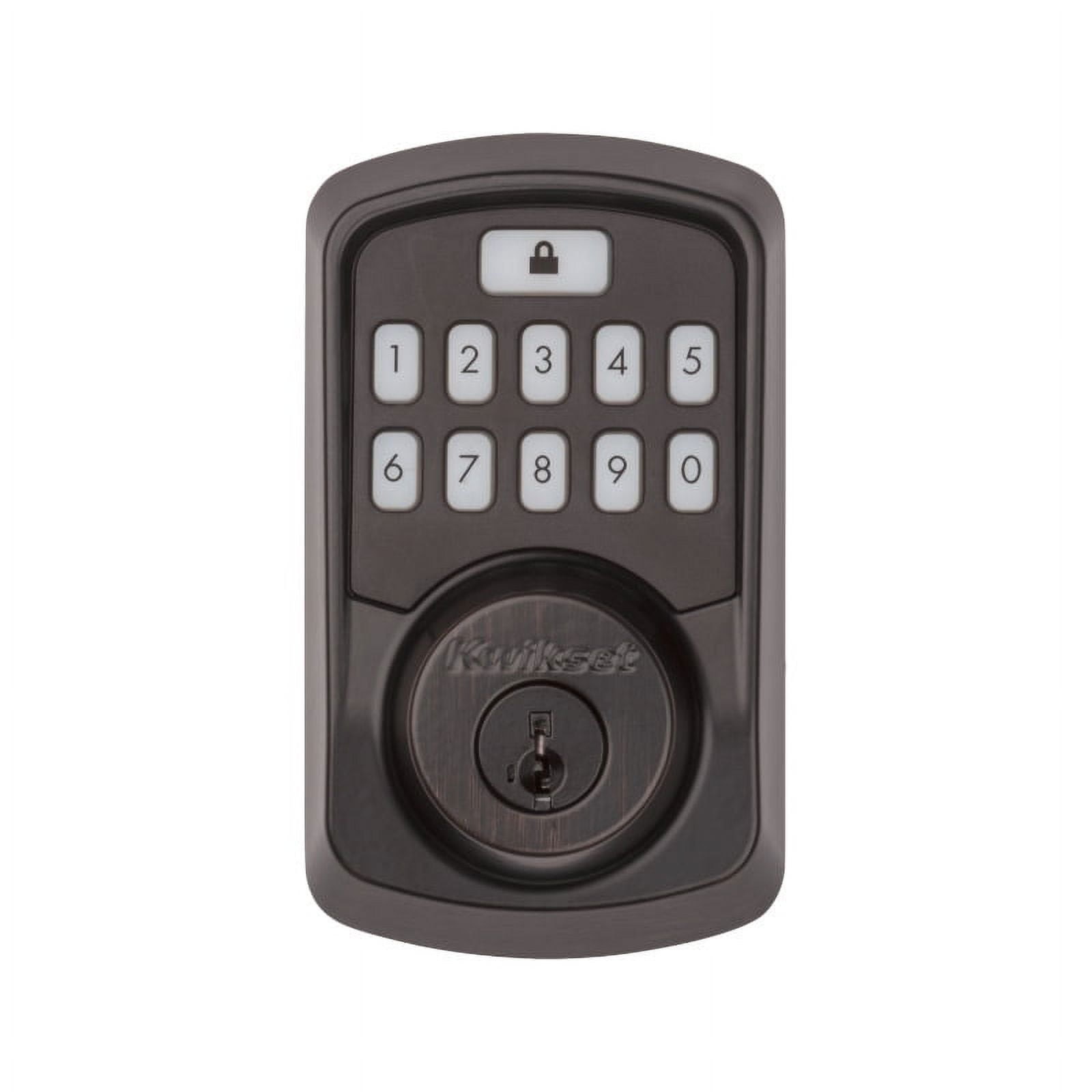 Kwikset Aura Bluetooth Keypad Smart Lock Front Door Keyless Entry