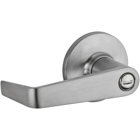 Kwikset Carson Lever Privacy in Satin Chrome