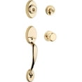 thumbnail image 1 of Kwikset Chelsea Sgl Cyl Handleset with Juno Knob In LPB, 1 of 2