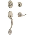 thumbnail image 1 of Kwikset Chelsea Single Cylinder Handleset w/Tustin Lever featuring SmartKey in Satin Nickel, 1 of 3