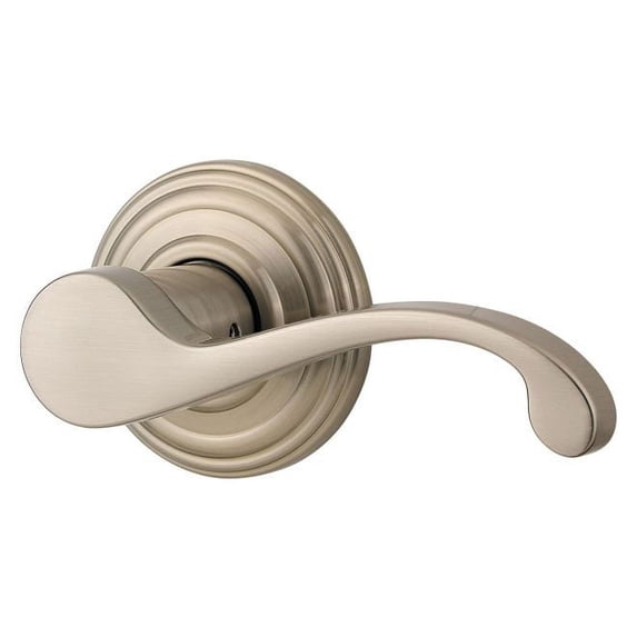 Kwikset Commonwealth Lever Half Dummy in Satin Nickel