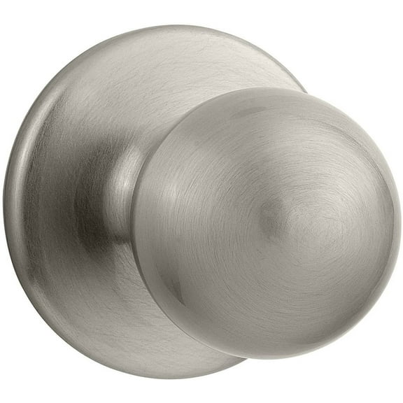 Kwikset Corporation 200P 15 CP Kwikset 92001-518 Polo Hall and Closet Door Knob in Satin Nickel
