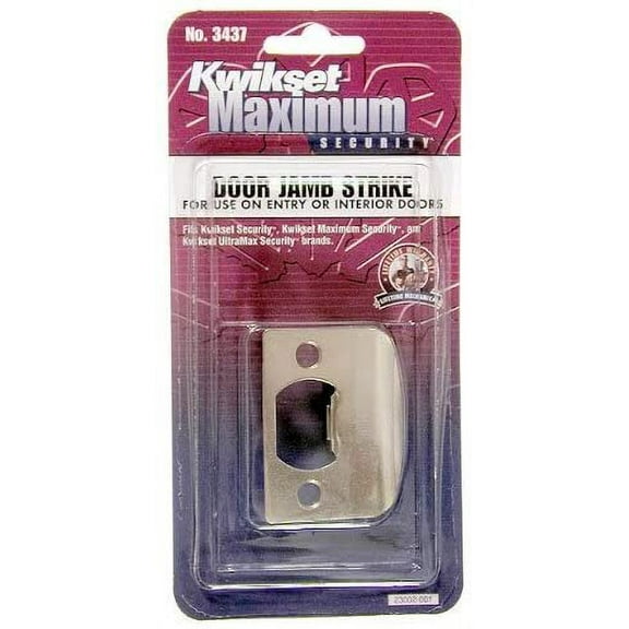 Kwikset Standard Latch Strike - Strike Plate - 1-1/4 In.