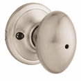 thumbnail image 1 of Kwikset Corporation 97300-871 Kwikset Laurel Bed/Bath Knob in Satin Nickel, 1 of 3