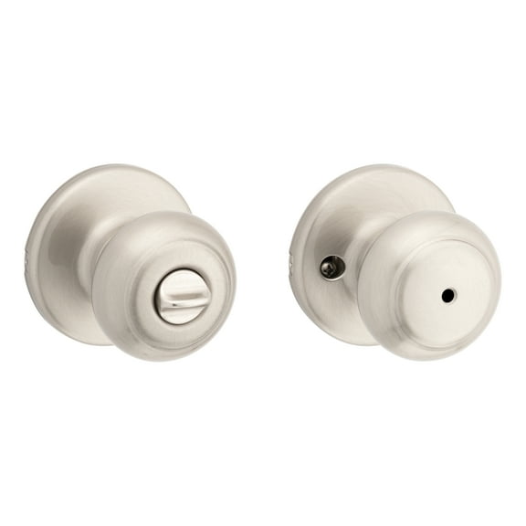 Kwikset Cove Privacy Doorknob Satin Nickel