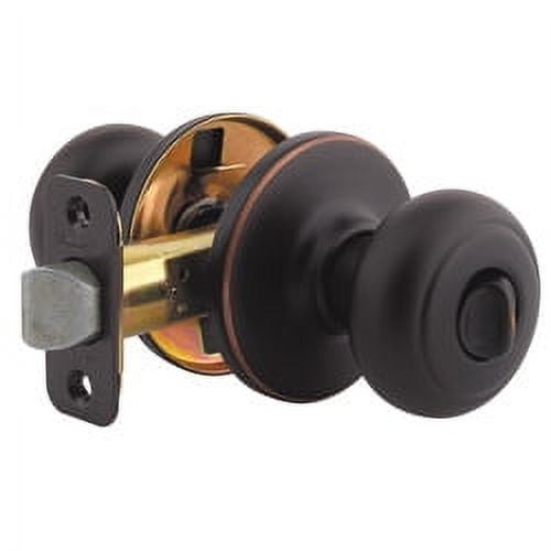 Kwikset Cove Bed/Bath Knob in Venetian Bronze - Walmart.com