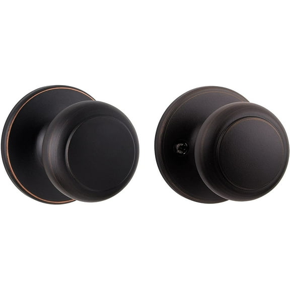 Kwikset Cove Hall/Closet Knob in Venetian Bronze