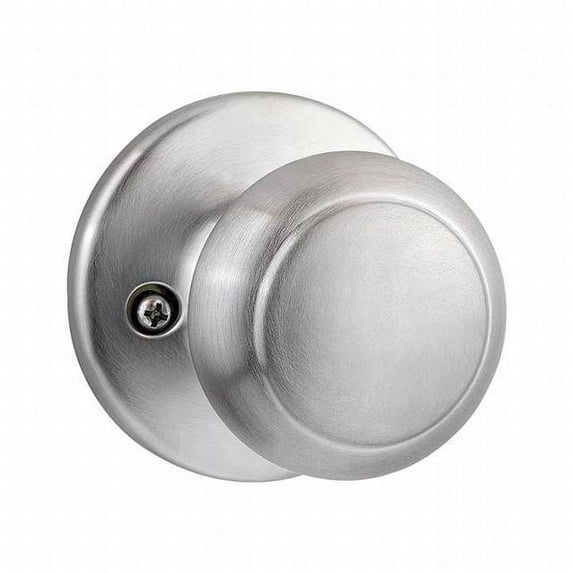 Kwikset Cove Knob Half Dummy in Satin Chrome