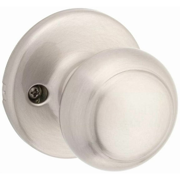 Kwikset Cove Knob Half Dummy in Satin Nickel