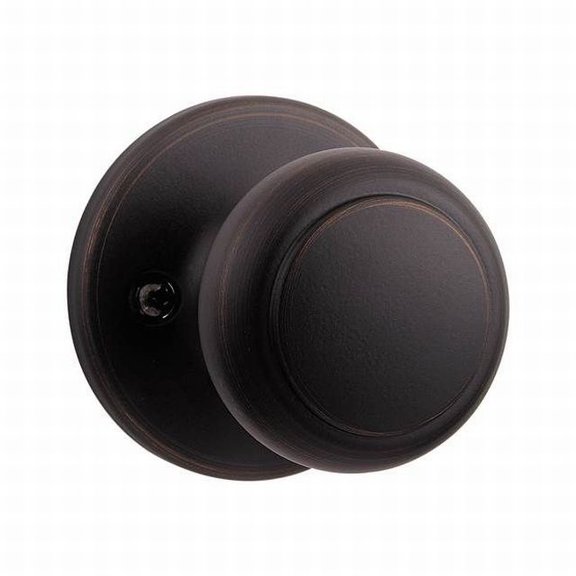Kwikset Cove Knob Half Dummy in Venetian Bronze