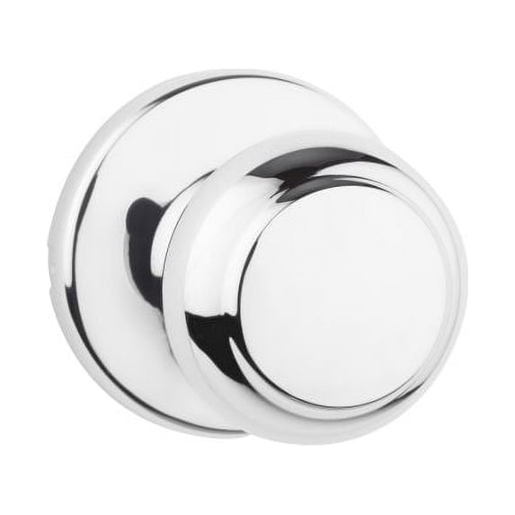 Kwikset Cove Knob Passage in Bright Chrome
