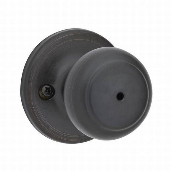 Kwikset Cove Knob Privacy in Venetian Bronze