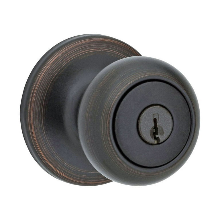 Kwikset Polo Venetian Bronze Entry Knob and Single Cylinder Deadbolt ANSI/BHMA Grade 3 1-3/4 in. Kwikset Polo Venetian Bronze Entry Knob and Single Cylinder Deadbolt ANSI/BHMA Grade 3 1-3/4 in.