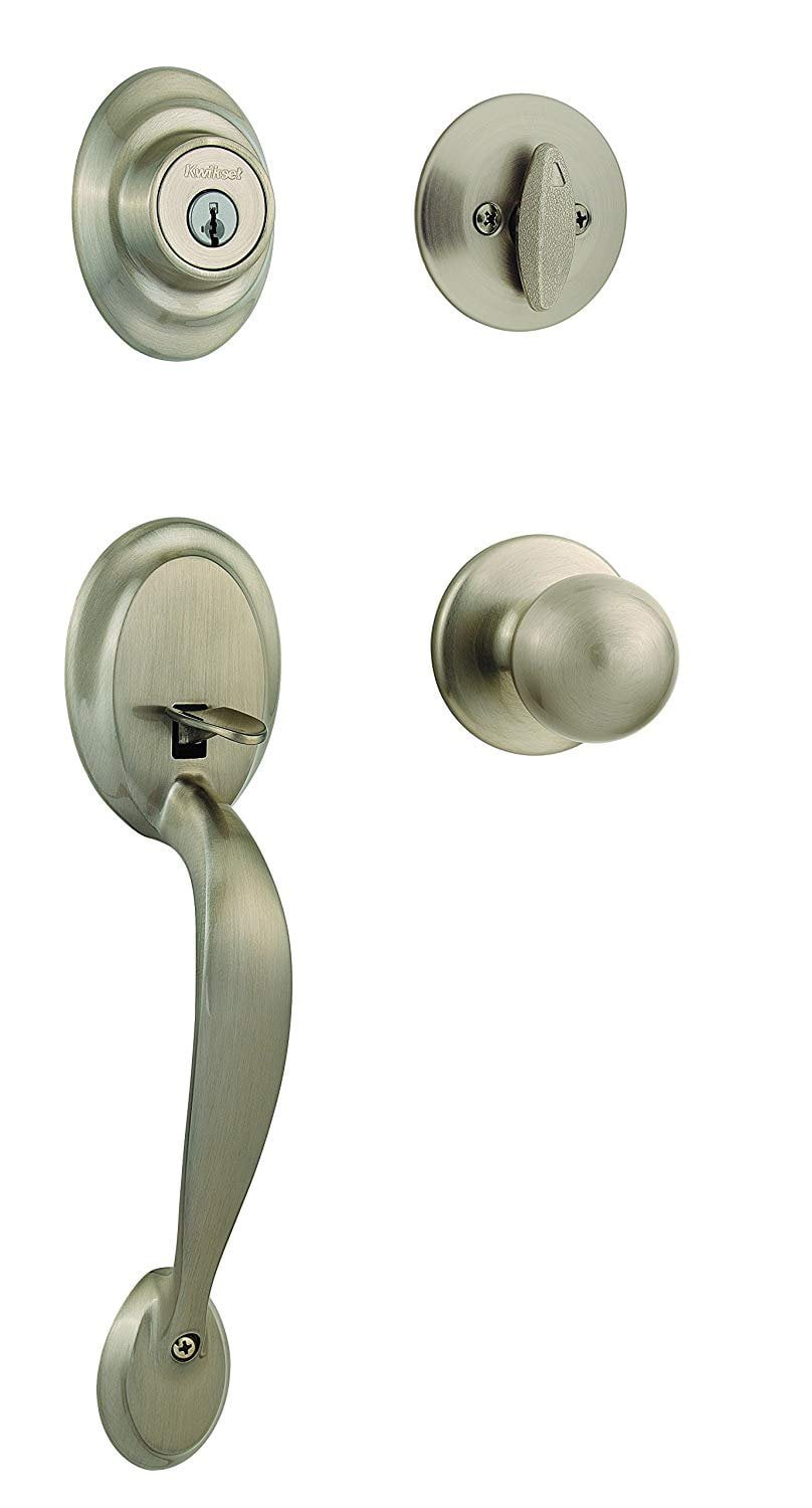 Kwikset Dakota Single Cylinder Handleset with Polo Knob Kwikset Dakota Single Cylinder Handleset with Polo Knob