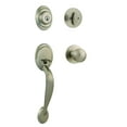 thumbnail image 1 of Kwikset Dakota Single Cylinder Handleset with Polo Knob featuring SmartKey in Satin Nickel - 96870-090, 1 of 5