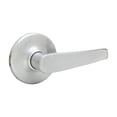 thumbnail image 1 of Kwikset Delta Interior Door Lever Hall and Closet Style - Satin Chrome Finish - Pack of 1 — Residential Use, Standard Application, 1 of 2