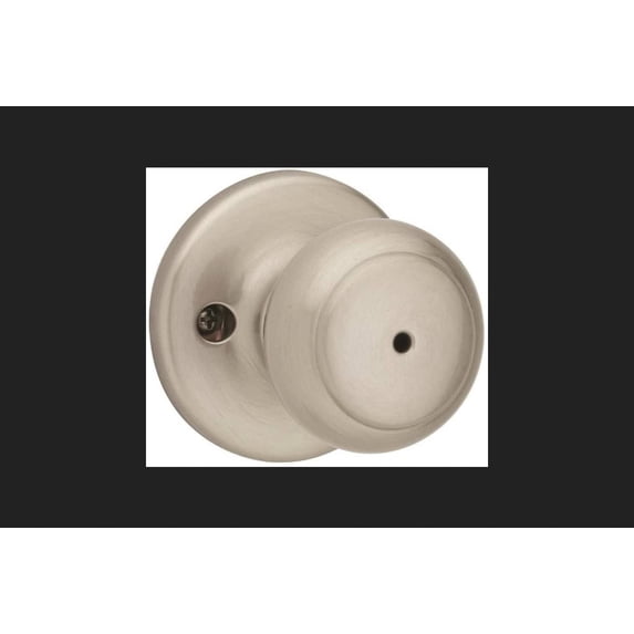 6-pack Kwikset Door Knob Privacy Cove Sat Nic 6 Pack — Residential Use, Standard Application
