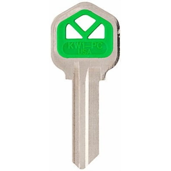 Kaba Ilco Corp. Key Blank Kwikset GRN - Polycarbonate Pc - Green