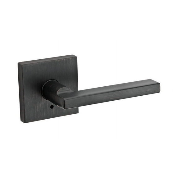 Kwikset Halifax Venetian Bronze Steel Privacy Lever 2 Right or Left Handed