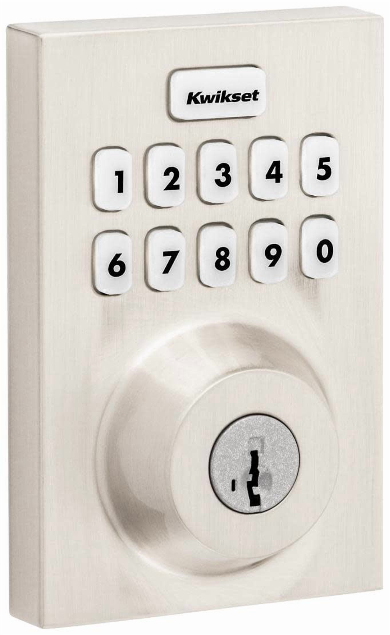 Kwikset HC620CNTZW700LR-15S Home Connect Contemporary Keyless Entry ...