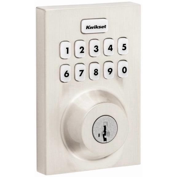 Kwikset HC620CNTZW700LR-15S Home Connect Contemporary Keyless Entry Electronic Keypad