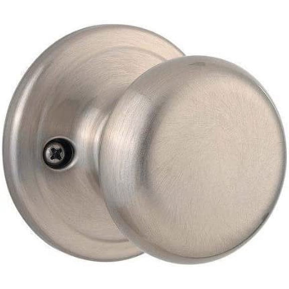 Kwikset Juno CP788J-15 Single Dummy Door Knob Satin Nickel