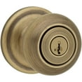 thumbnail image 1 of Kwikset Juno Entry Knob featuring SmartKey in Antique Brass, 1 of 1