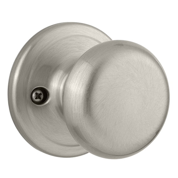 Kwikset Juno Half-Dummy Knob in Satin Nickel - 97880-668