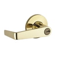 thumbnail image 1 of Kwikset Kingston Storeroom Smartkey Lever Ul, Polished Brass, 1 of 3
