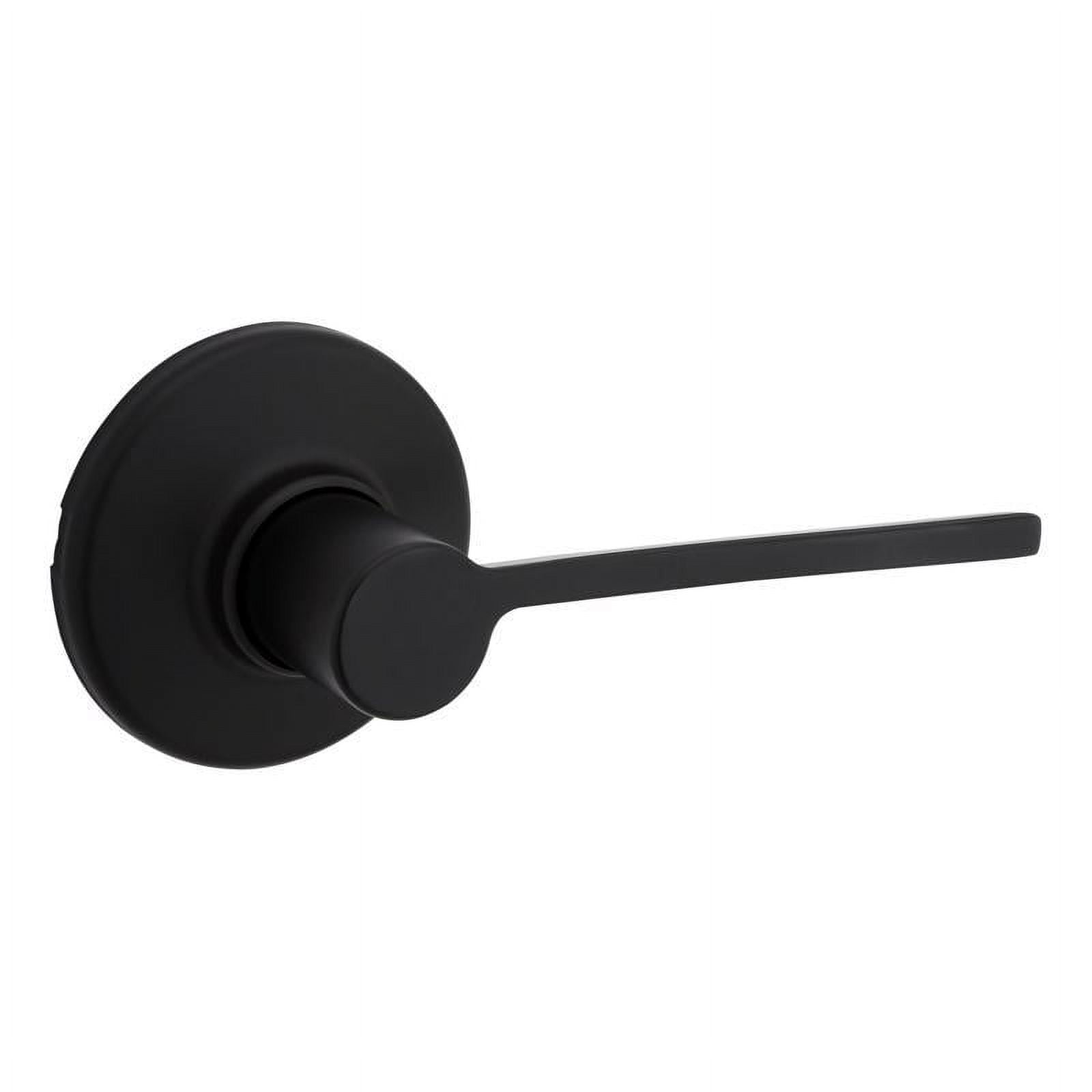 Kwikset Ladera Matte Black Passage Lever Right or Left Handed Kwikset Ladera Matte Black Passage Lever Right or Left Handed