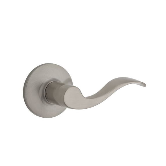 Kwikset Layton Lever Passage in Satin Nickel