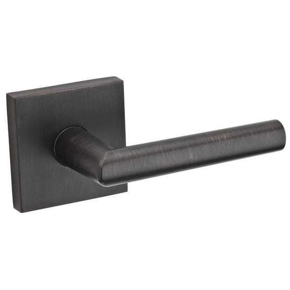 Kwikset Milan Lever with Square Rose Passage in Venetian Bronze