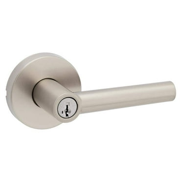 740MIL RDT 15 SMT CP K4 Signature Series Milan Keyed Entry Lever, Satin Nickel - Quantity 4