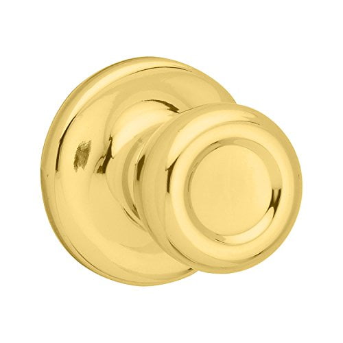 Kwikset 92001519 Security Mobile Home Passage Lockset, Polished Brass