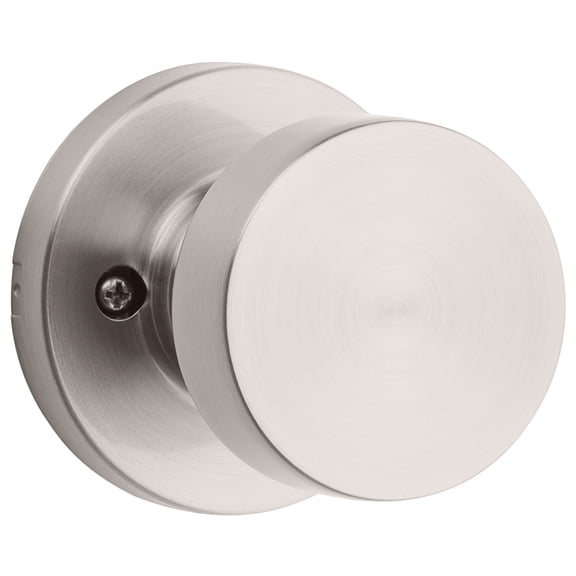 Kwikset Pismo Round Half-Dummy Door Knob in SN