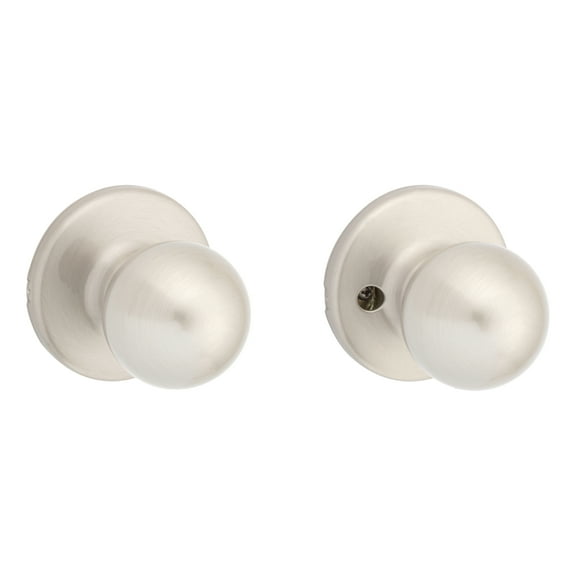 Kwikset Polo Passage Doorknob Satin Nickel