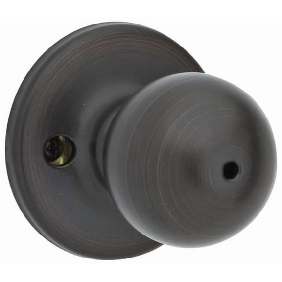 Kwikset Polo Knob Privacy in Venetian Bronze