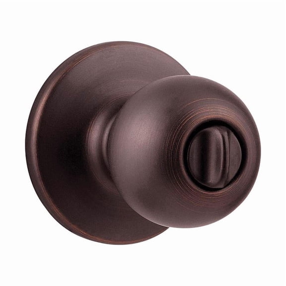 Kwikset Polo Venetian Bronze Metal Privacy Knob 3 Right or Left Handed
