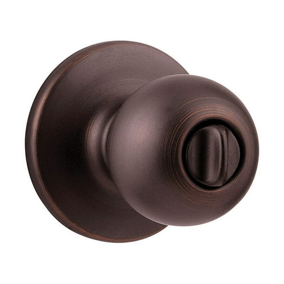 Kwikset Polo Venetian Bronze Metal Privacy Knob 3 Right or Left Handed