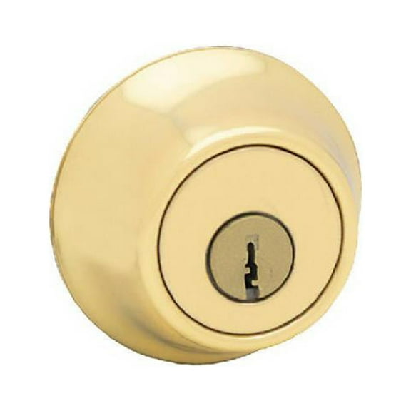 KWIKSET Security Brass Single Cylinder Deadbolt 660 3 AL