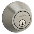 thumbnail image 1 of Kwikset SD9100 Safe Lock by Kwikset Single Cylinder Keyed Entry Deadbolt - Satin Nickel, 1 of 1