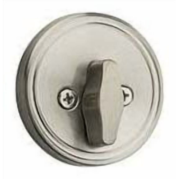 Kwikset SD9300 Safe Lock Single Cylinder One Sided Deadbolt - Satin Nickel